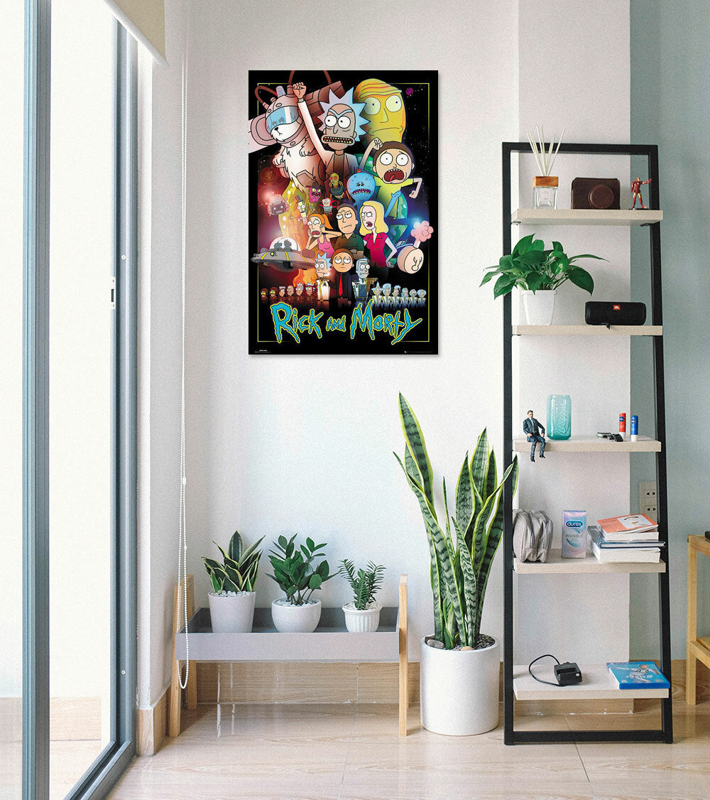 Rick and Morty - TV Show Poster / Print (Characters / Wars)