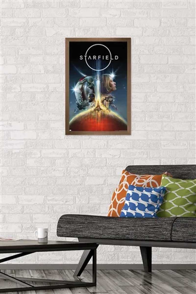 Starfield - Key Art Wall Poster, 14.725" X 22.375" Framed