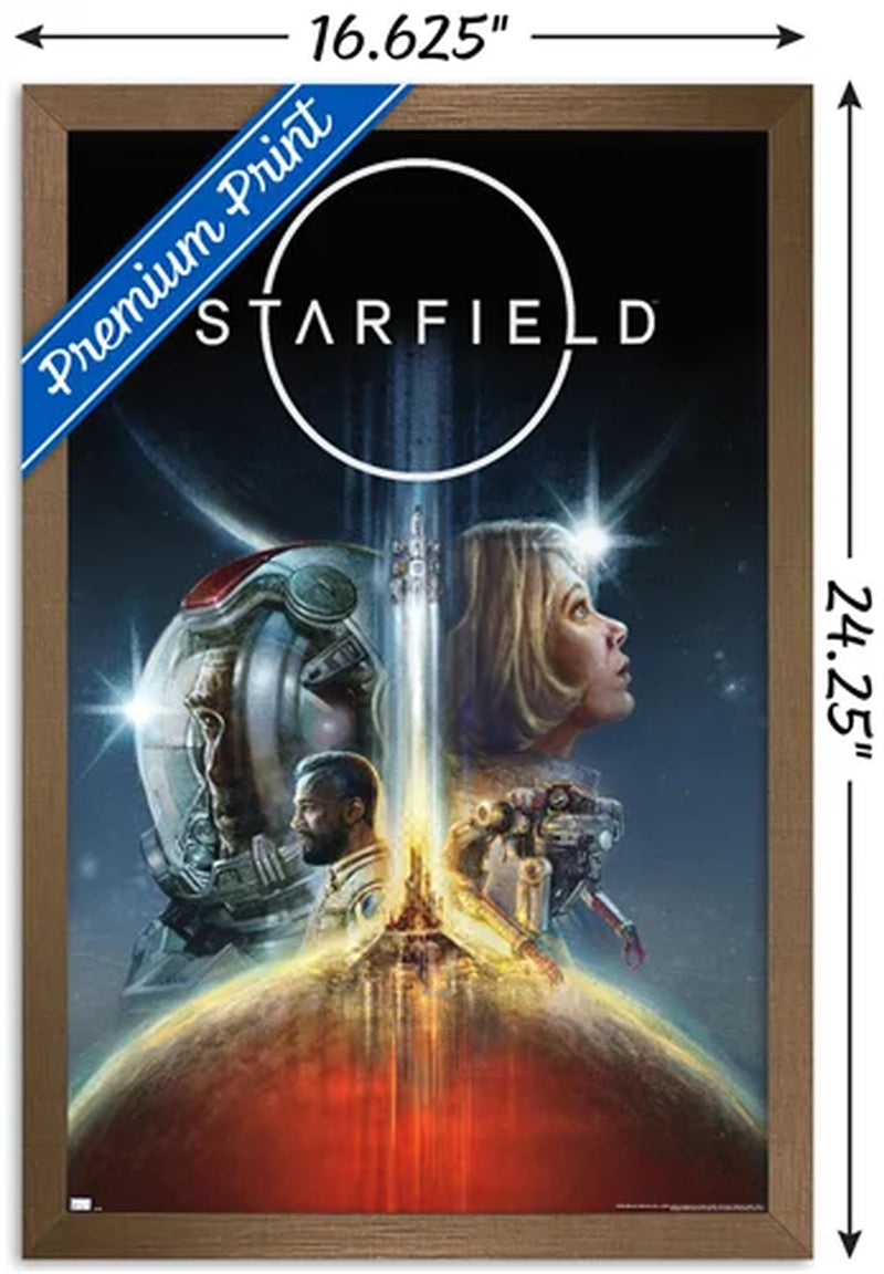 Starfield - Key Art Wall Poster, 14.725" X 22.375" Framed