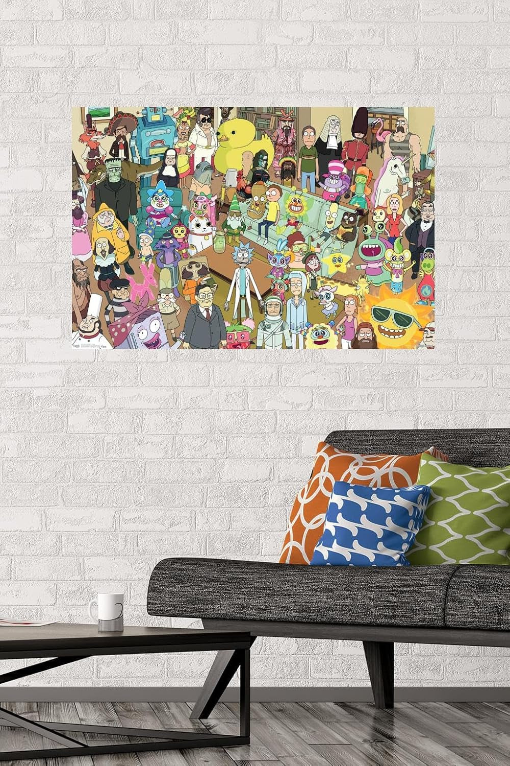 Rick and Morty - Group Wall Poster, 22.375" X 34", Unframed Version