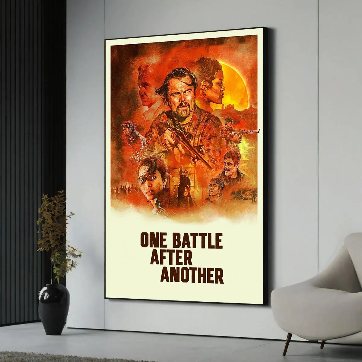 One Battle after Another Movie Posters | Canvas Prints | Movie Wall Decor | Home Theater Decor | Recommended Movie Lover Gifts