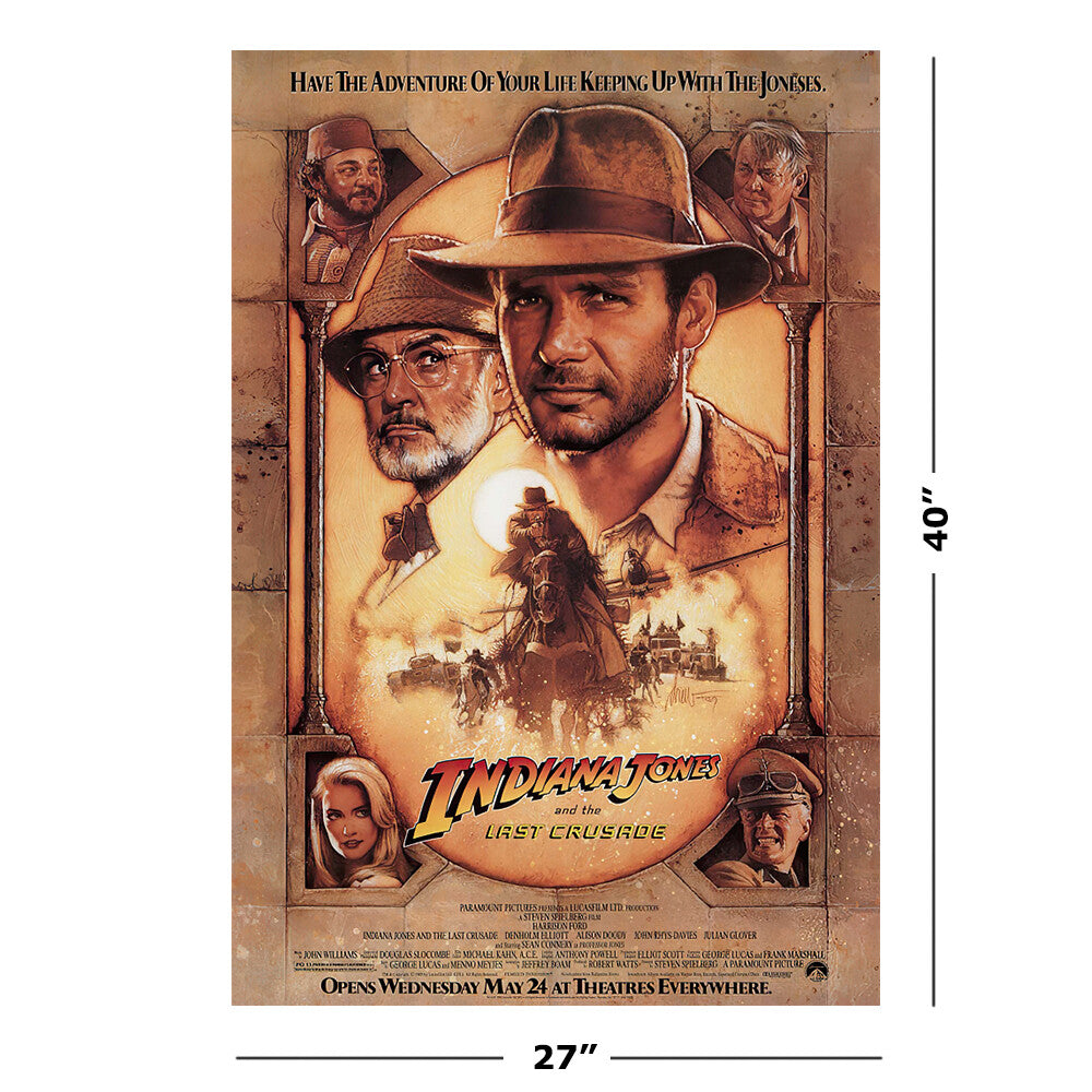 Indiana Jones and the Last Crusade - Movie Poster (Regular Style) (27" X 40")