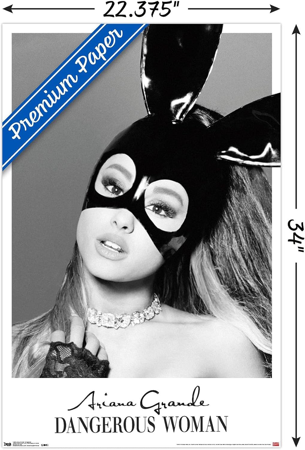 Ariana Grande - Dangerous Wall Poster, 22.375" X 34", Premium Unframed Version