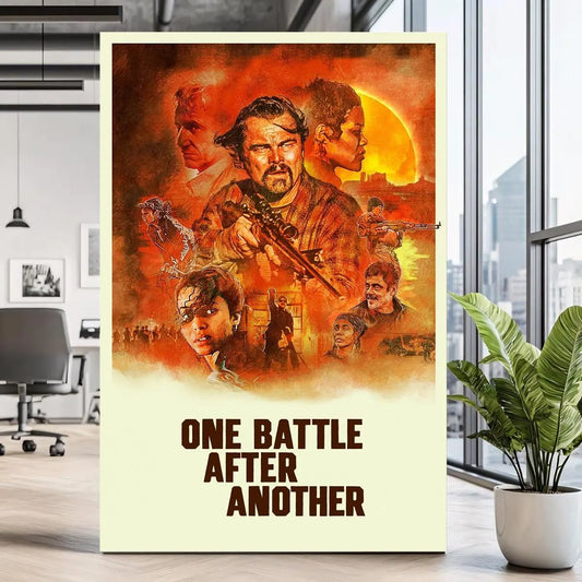 One Battle after Another Movie Posters | Canvas Prints | Movie Wall Decor | Home Theater Decor | Recommended Movie Lover Gifts