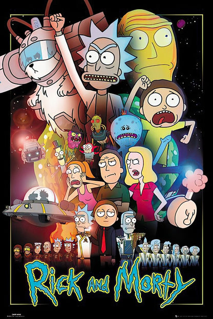 Rick and Morty - TV Show Poster / Print (Characters / Wars)