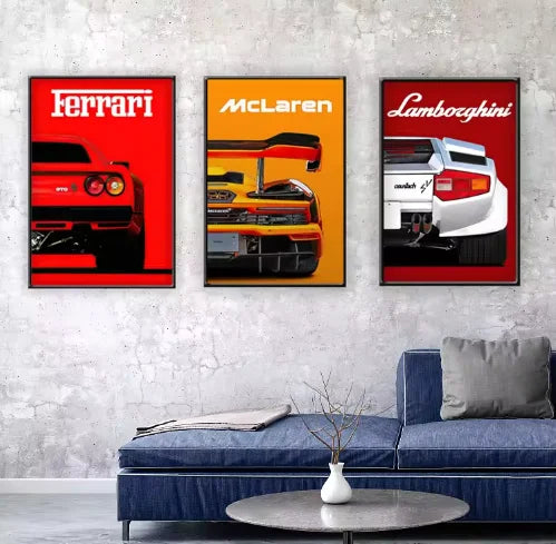 Modern Style Sport Car Art