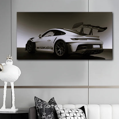 Porsche Wall Poster Framed