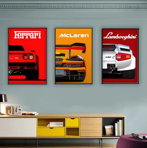 Modern Style Sport Car Art