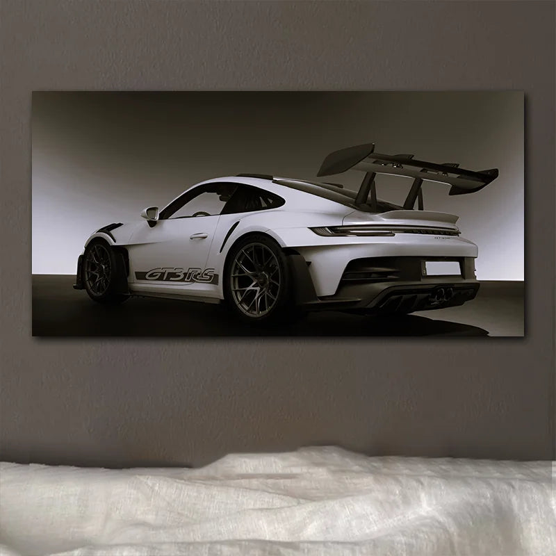 Porsche Wall Poster Framed