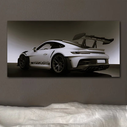 Porsche Wall Poster Framed