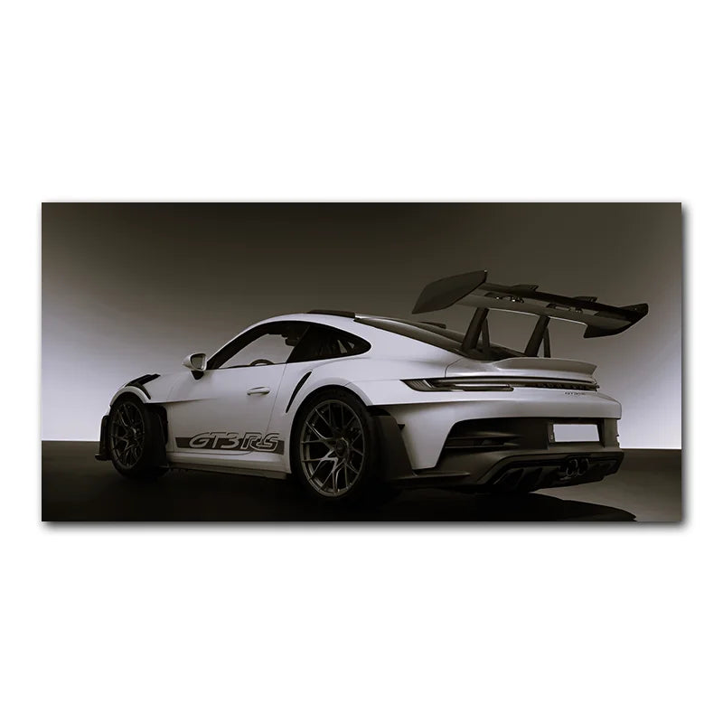 Porsche Wall Poster Framed