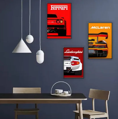 Modern Style Sport Car Art