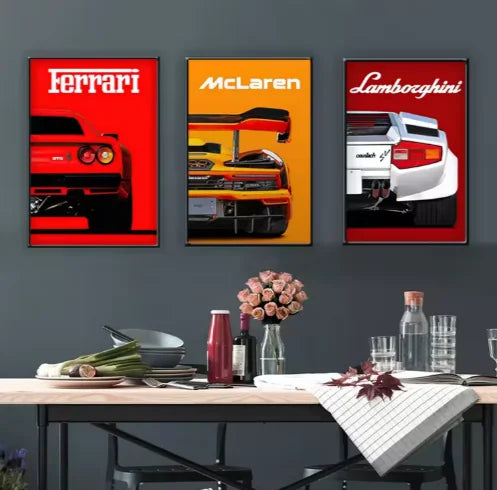 Modern Style Sport Car Art