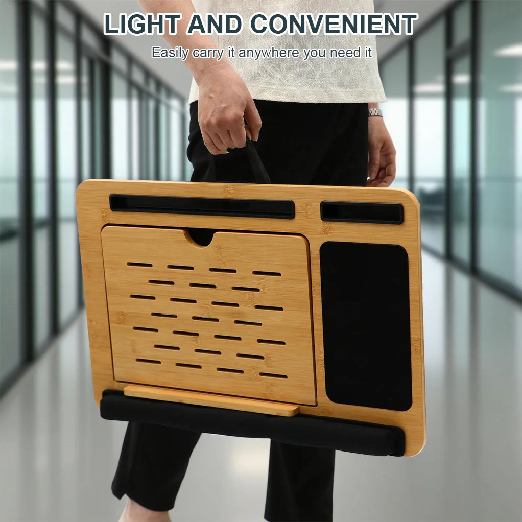 Portable Bamboo Laptop Desk
