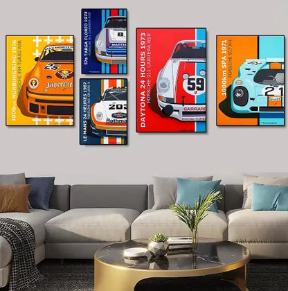 Modern Style Sport Car Art