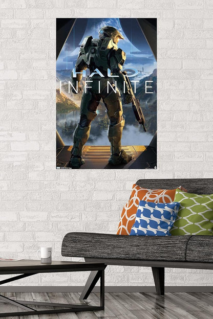 Halo Infinite - Key Art Wall Poster, 22.375" X 34", Unframed Version