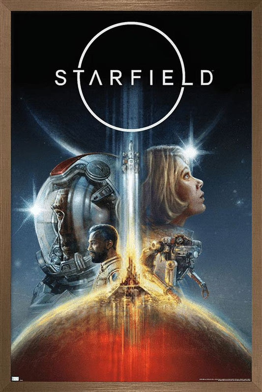 Starfield - Key Art Wall Poster, 14.725" X 22.375" Framed