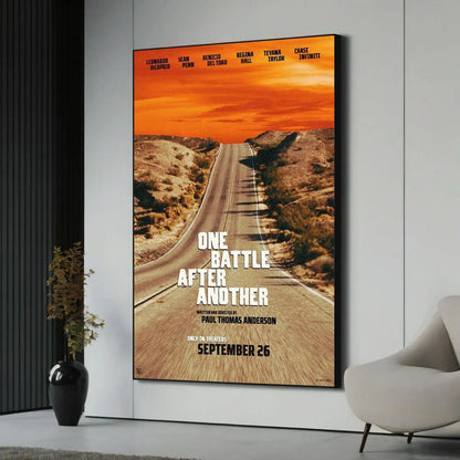 One Battle after Another Movie Posters | Canvas Prints | Movie Wall Decor | Home Theater Decor | Recommended Movie Lover Gifts